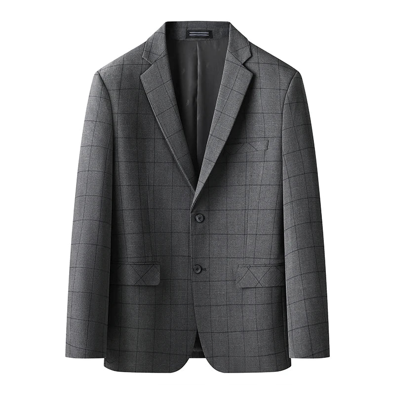 Fashionable Middle-Aged Large Size Suit XL-9XL Handsome Banquet High Quality Business Casual Loose Fit Jacket for plus Size Men