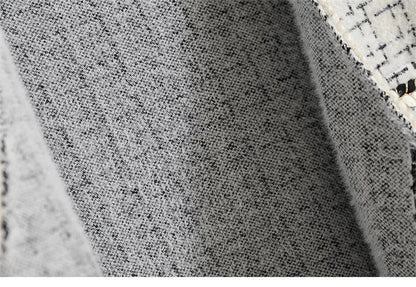 Women's Contrast Knitted Vest New Autumn Short Sleeveless Jacket V-neck Single Breasted Waistcoat Female Coats Chaleco Mujer