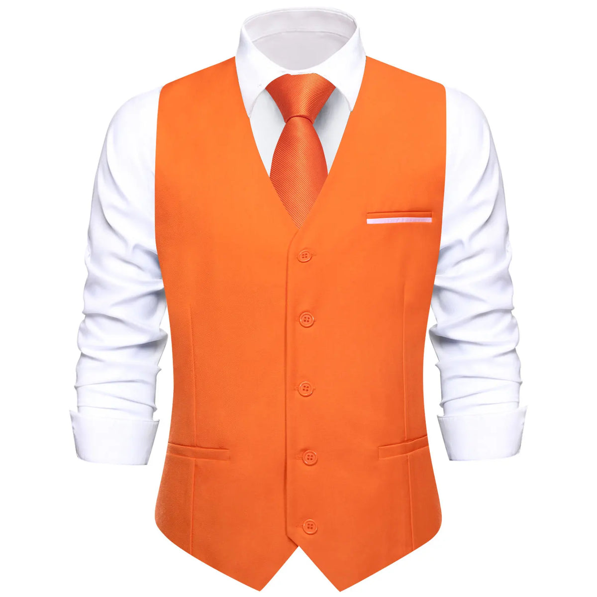 Men's Vest Set — Floral Paisley Waistcoat with Necktie, Pocket Square & Cufflinks for Weddings & Formal Events