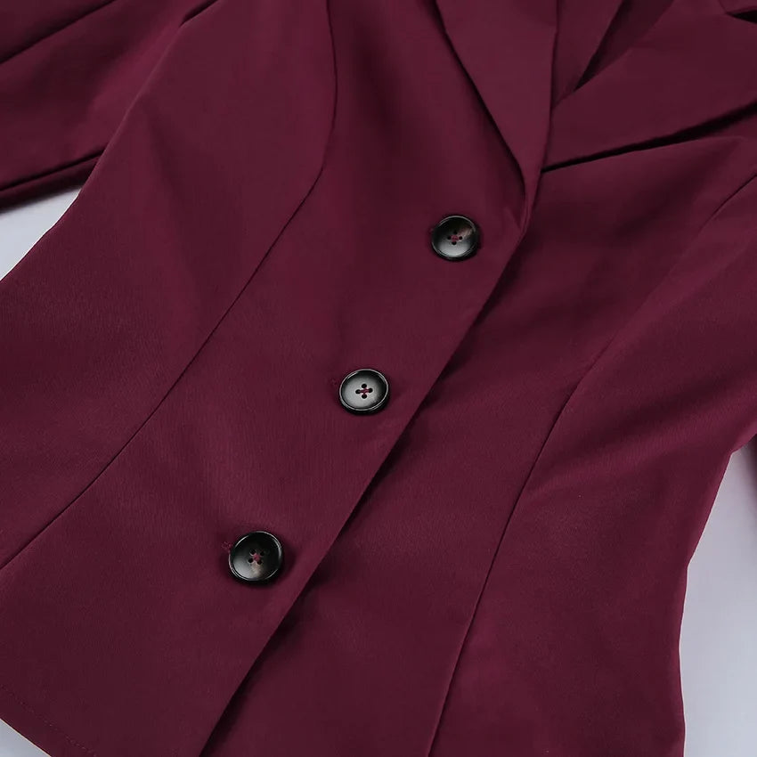 Fall,Winter,European,Clothes,Shoulder pad，Suit coat,Sexy,Patchwork,Elegance,Women,Tops,Long Sleeve,Slim,Hot,Jacket,New,6721001