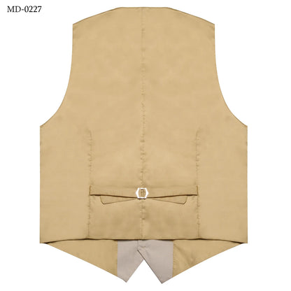 Men's Suit Vest – Solid Formal Waistcoat for Wedding, Party & Business Wear