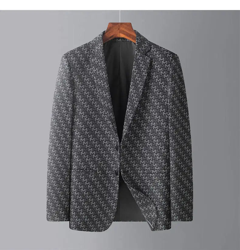 2026 Blazer New Fashionable and Slimming Middle-aged Business Casual Trend Wedding Banquet Host Men Outdoor Performance Blazer