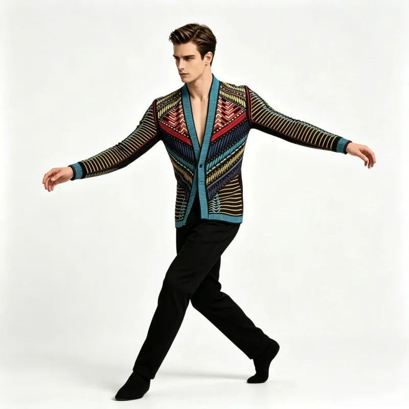 Men's Customized Velvet Embroidered Suit Jacket Wedding Banquet Nightclub Male Singer Concert Performance Stylish Blazer Tuxedo