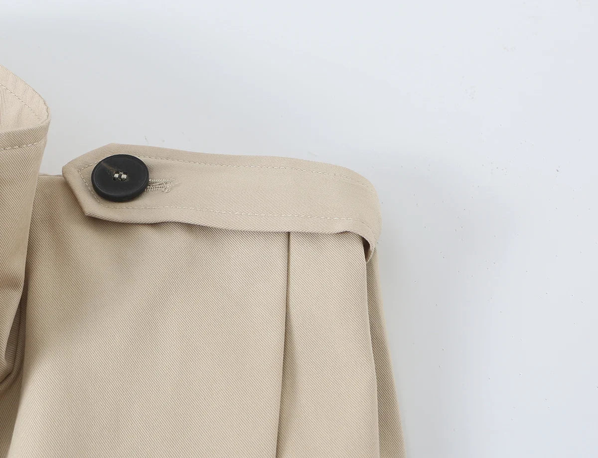 2026 Autumn Women Stand Collar Double Breasted Vest Epaulet Decor Ruched Hem Sleeveless Cropped Waistcoat Casual Outer Top