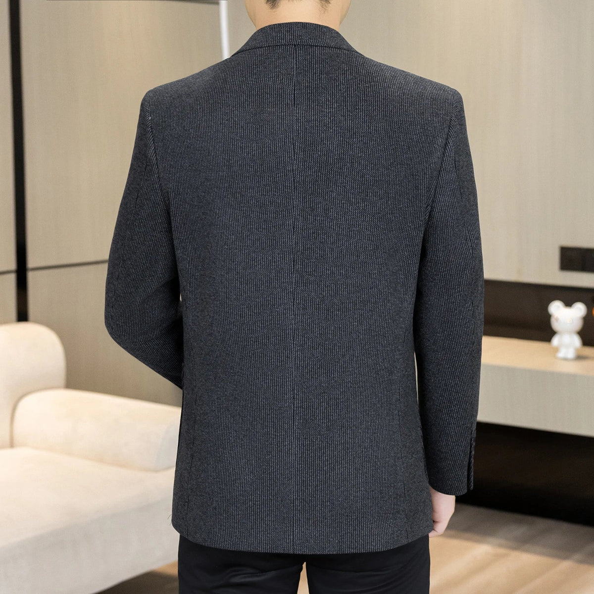 High-Quality Fashionable Autumn Winter New Design Casual Men's Suit Jacket Trendy Versatile Outerwear for Business And Casual We