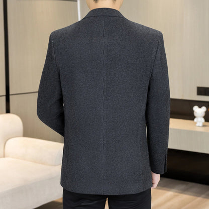 High-Quality Fashionable Autumn Winter New Design Casual Men's Suit Jacket Trendy Versatile Outerwear for Business And Casual We