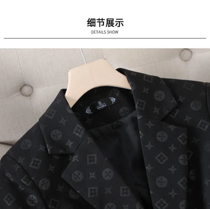 Fashion Temperament Professional Suits Women 2024 Spring Summer New Formal Long Sleeve Blazer And Pants&Shorts Sets Work Wear