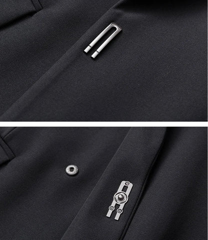 Luxury High Quality Designer Mens Suit Yamamoto Style Chaqueta De Hombre Elegantes Cool Black Streetwear Man Blazer Jackets Coat