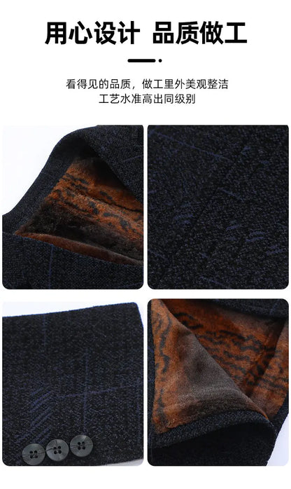 Blazer Men's Business Gentleman Wedding Fashionable Solid Color Best Man, Slimming and Casual Middle-aged and Elderly Blazer