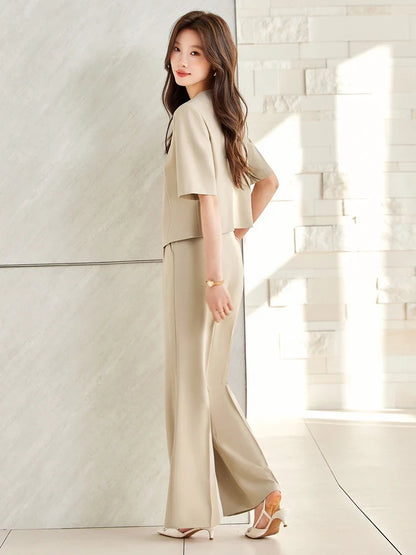Fashionable Professional Women's Clothing, Two-Piece Blazer+Pants, Exquisite Elegant, 2026 Spring/Summer New Collection