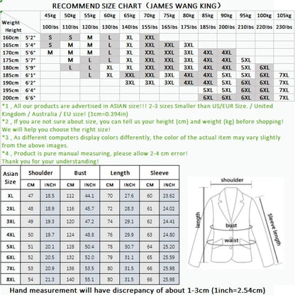 Men's Middle-Aged Cotton Jacket Spring Autumn Lapel Trench Coat Large Size with Buttons Fashionable Classic Outerwear