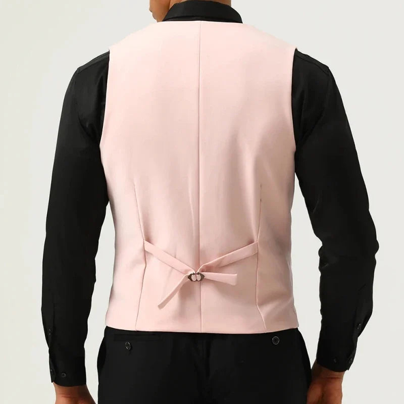 Men's Satin Vest for Weddings & Formal Events – Multiple Colors