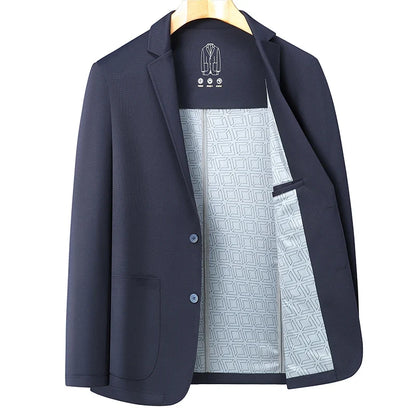 2026 High Quality Fashion Handsome Autumn New Business Fashion Business Suit Solid Color Single West Coat M-4XL