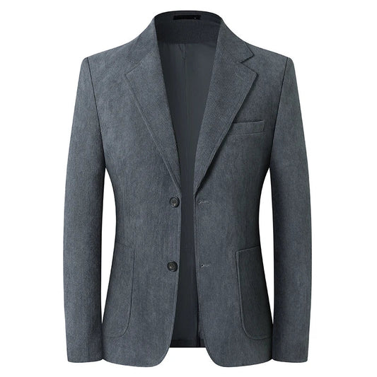 High-quality New Men's Fashionable and Stylish Corduroy Suits for Banquets, Business and Casual Wear, Versatile Suits