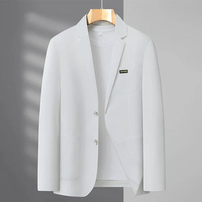 2026 Spring/Summer New High-End Suit Jacket Men's Lightweight Soft and Breathable Fashion Business Casual Jacket Top