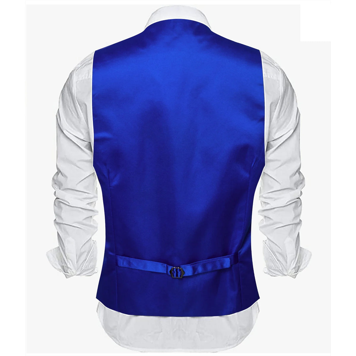 Men's Satin Vest Slim Fit Single-Breasted Waistcoat for Weddings and Formal Occasions