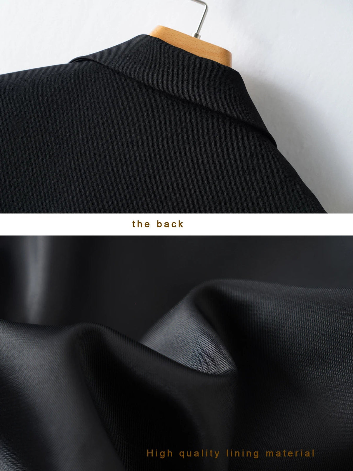 Black Sleeveless Suit Vest for Women, Short Single-Breasted Workplace Elegant, Slim and Versatile Vest Top, Spring & Fall Style