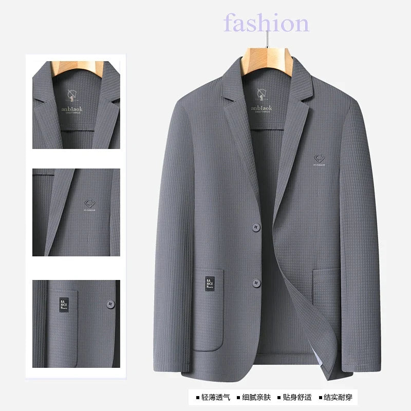 Men's High-End Business Casual Suits and Casual Smart Blazers for Young Adults and Fashionable Versatile Business Suits