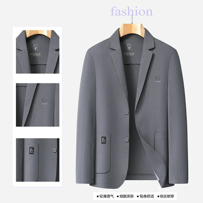 Men's High-End Business Casual Suits and Casual Smart Blazers for Young Adults and Fashionable Versatile Business Suits