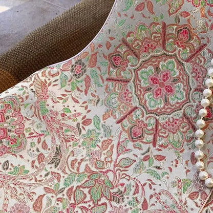 New National Style Chinese Vest Women Spring Autumn On Both Sides Sleeveless Jacket Female Bright Silk Embroidery Vest Waistcoat