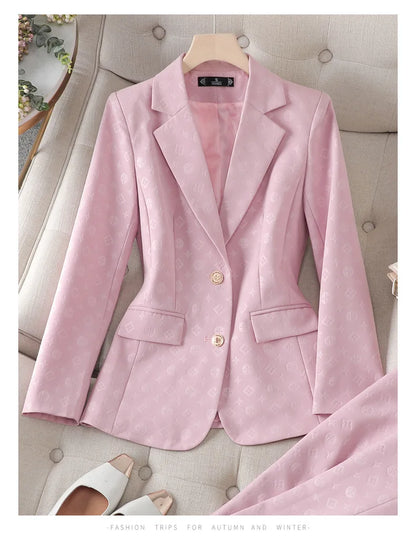Fashion Temperament Professional Suits Women 2024 Spring Summer New Formal Long Sleeve Blazer And Pants&Shorts Sets Work Wear