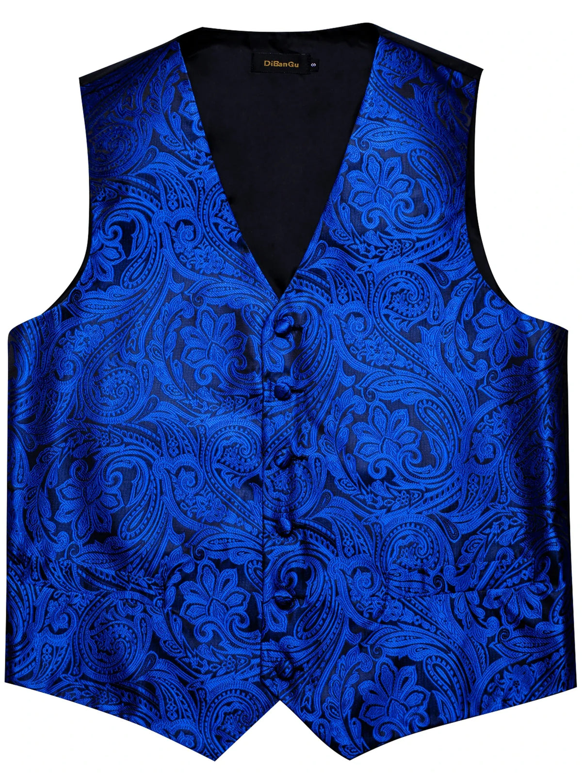 Men's Suit Vest and Tie Set – Single Breasted Waistcoat with Necktie and Pocket Square for Weddings and Business Events