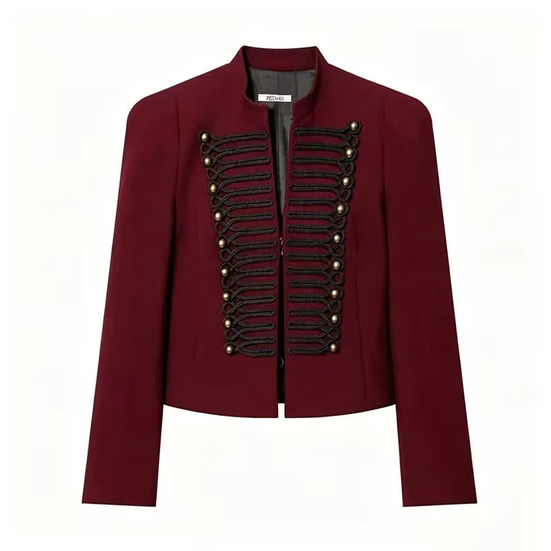 Women's Jackets Autumn 2026 New Fashion Retro Slim Short Elegant Warm Jackets Women's Street Chic Youth Travel Holiday Coats