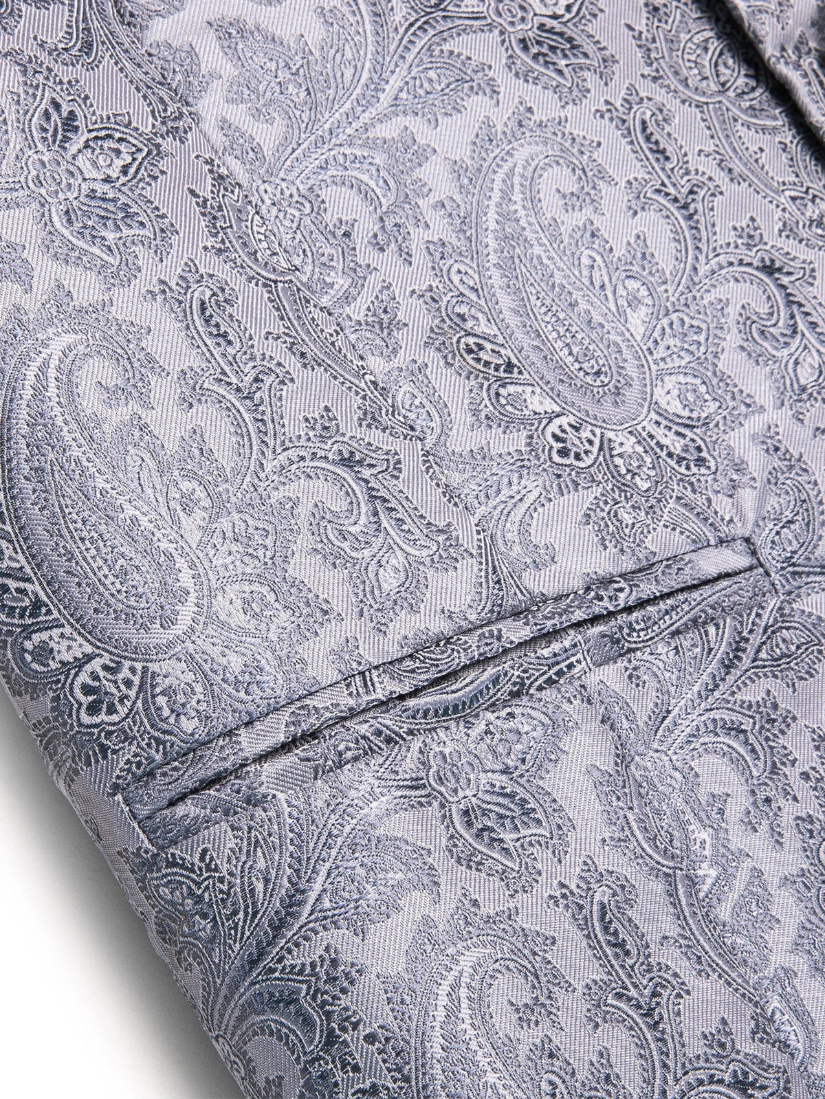 Men's Vest and Tie Set – Paisley Floral Waistcoat with Necktie for Weddings and Business Occasions