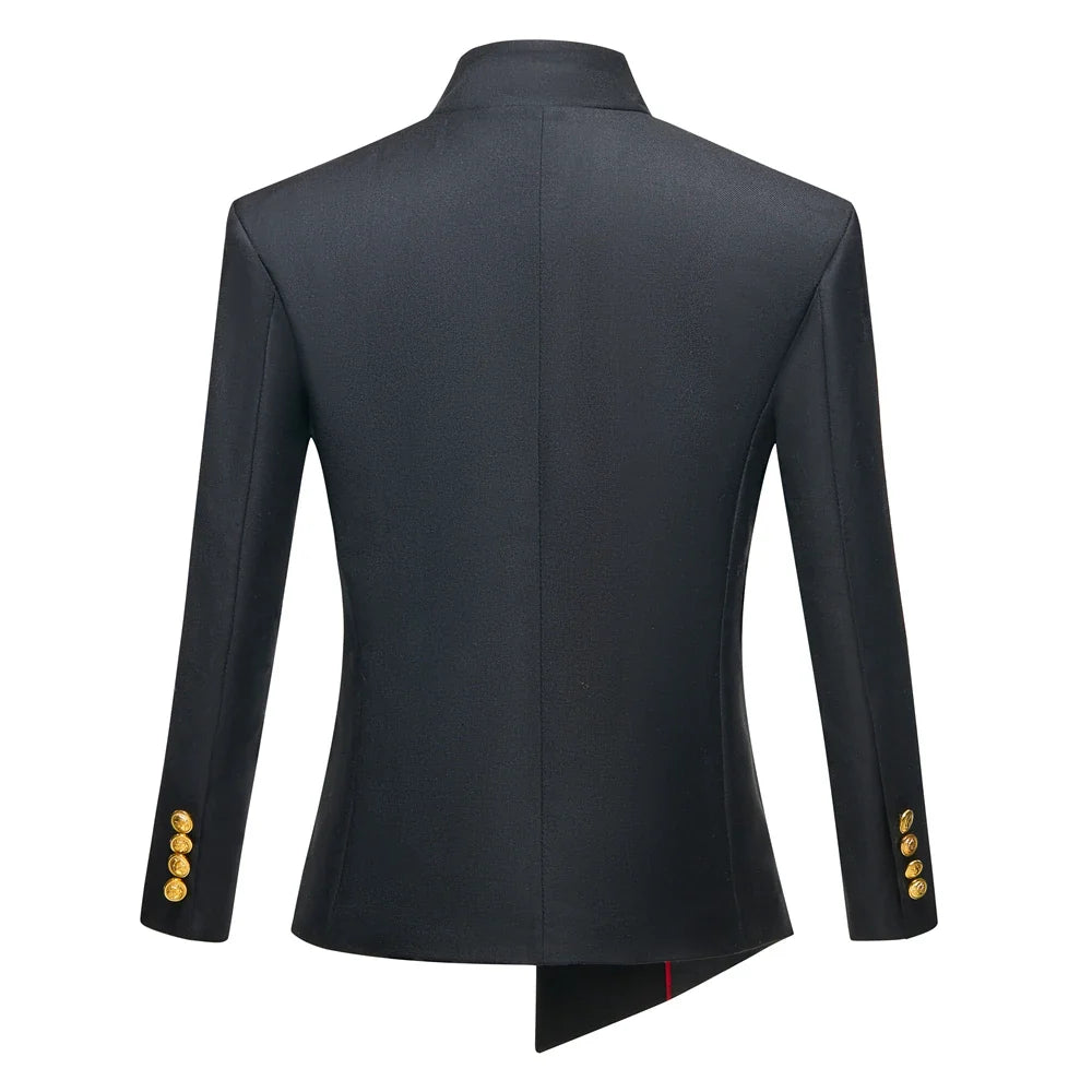 Boys Formal Suit Set – Notched Collar Single Breasted Jacket & Pants for Wedding, Party & Special Occasions