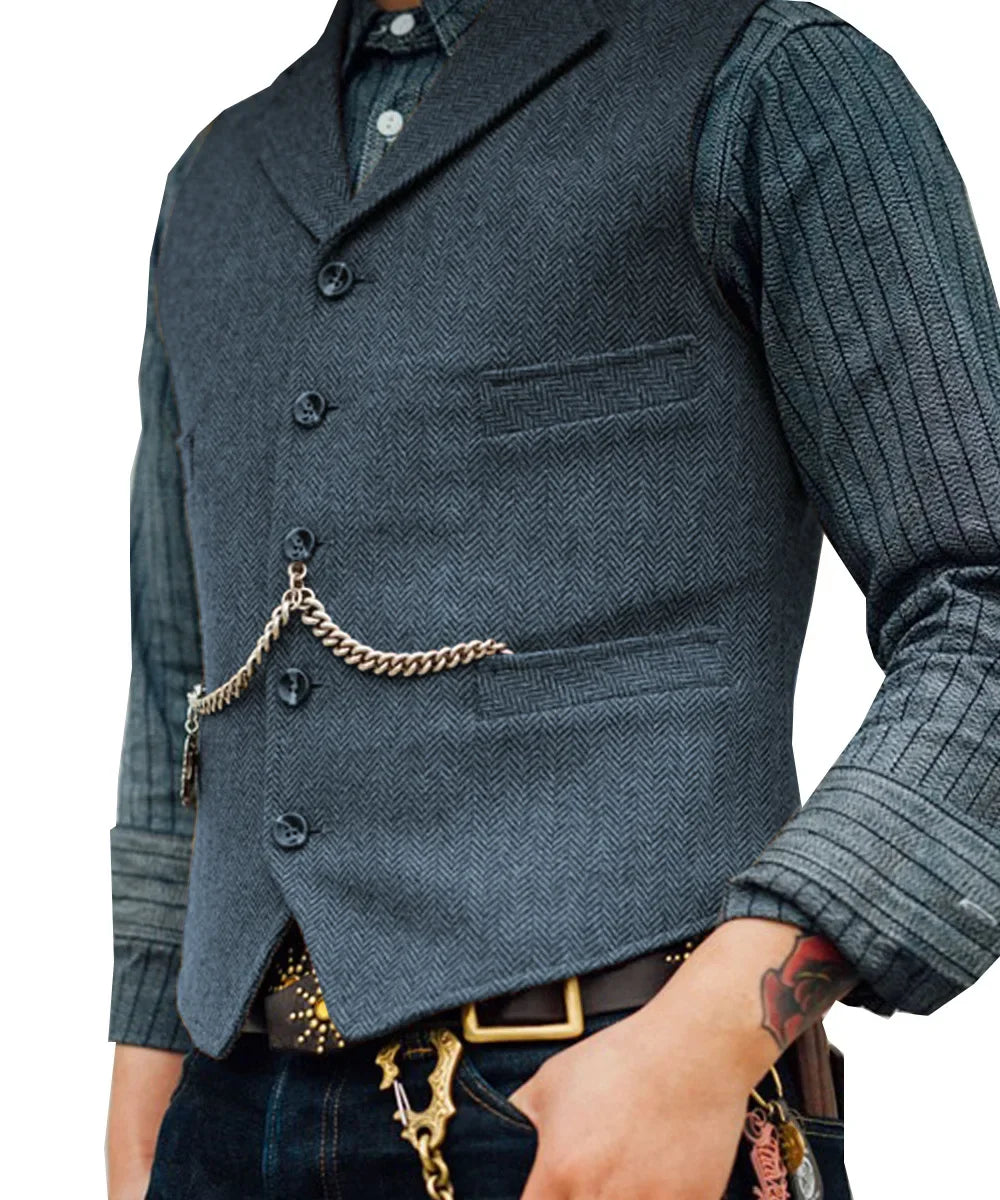 Men's Suit Vest for Wedding & Smart Casual – Multi-Color Waistcoat