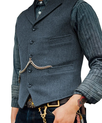 Men's Suit Vest for Wedding & Smart Casual – Multi-Color Waistcoat