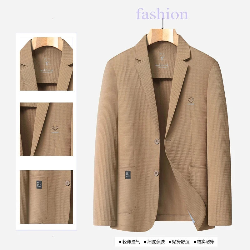 Men's High-End Business Casual Suits and Casual Smart Blazers for Young Adults and Fashionable Versatile Business Suits