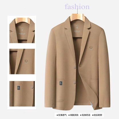 Men's High-End Business Casual Suits and Casual Smart Blazers for Young Adults and Fashionable Versatile Business Suits