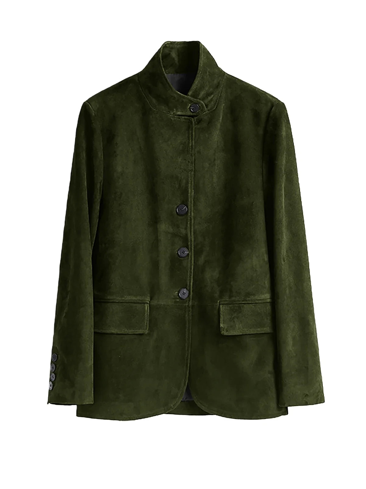 Men's Casual Blazer Maillard style Jacket Long Sleeve Solid Color Single Breasted Button Fashion Sport Coats Autumn Winter