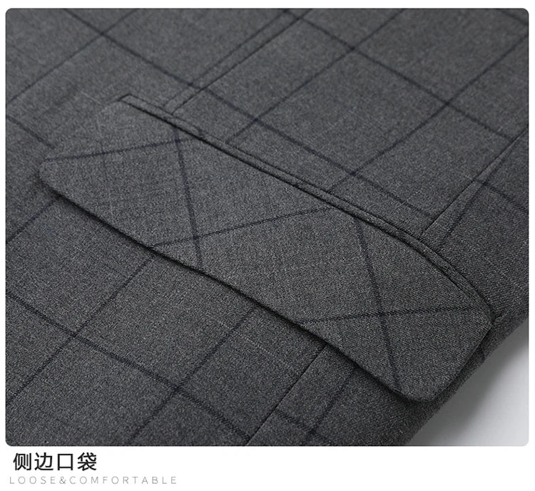 Fashionable Middle-Aged Large Size Suit XL-9XL Handsome Banquet High Quality Business Casual Loose Fit Jacket for plus Size Men