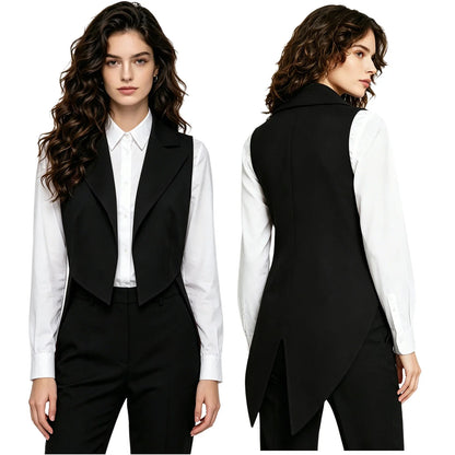 Womens Nightclub Cocktails Tailcoat Waitress Cosplay Costume Blazer Jackets Swallowtail Jacket Tuxedo Coat Jazz Dance Costume