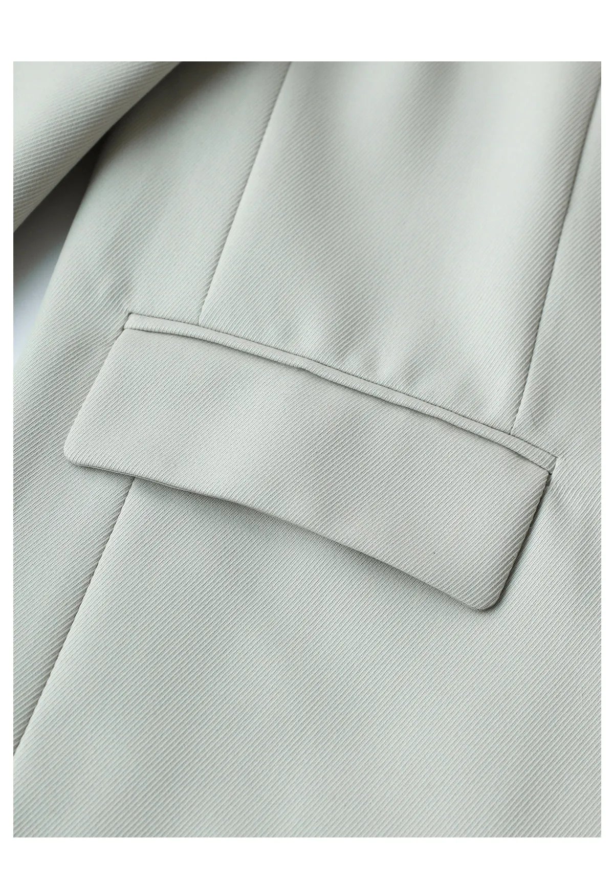 Fashion Women Woolen Blazers Solid Loose Casual Single-breasted Twill Suit Coat Office Ladies Jacket Spring Summer 2026