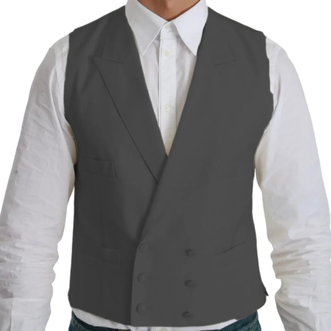 Men's Vest Single Breasted Formal Waistcoat for Wedding, Business & Daily Wear