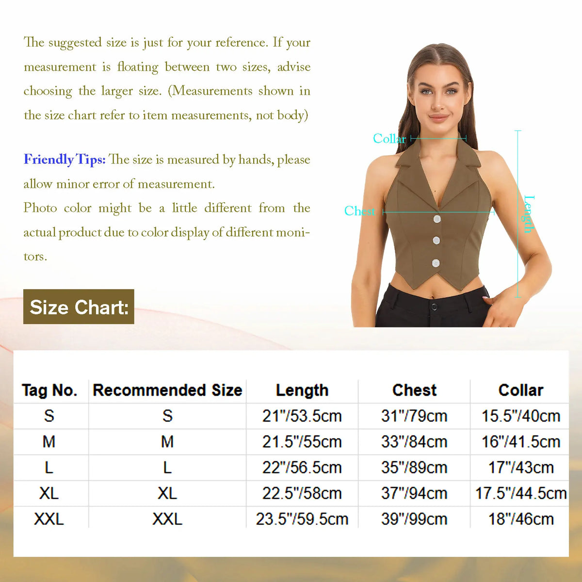 Elegant Women's Halter Vests Sleeveless Suits Waistcoat Mujer OL Office Ladies Crop Top for Business Commuting Formal Clothes