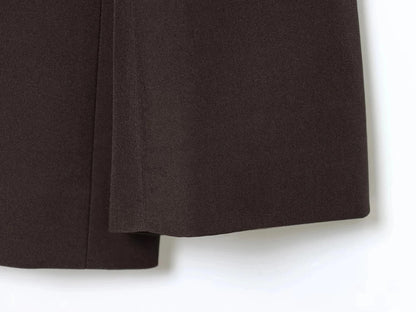 Elegant Commute Double Breasted Blazer Women Trendy Vintage Brown Blazer with Shoulder Pads 2026 Spring Chic Lady Blazer