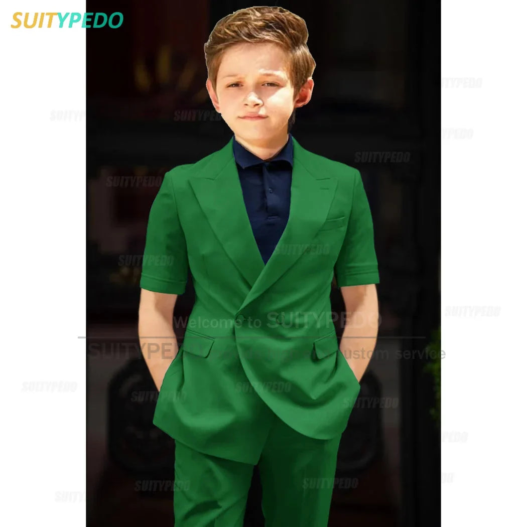 Big Boys Suit Graduation Ceremony Formal Outfits Birthday Party Newest Full Children's Set Homecoming Custom Fashion Costumes