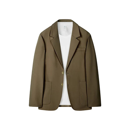 Men's spring and autumn Korean-style business versatile suit jacket, Hong Kong-style Instagram cool casual suit jacket, large si
