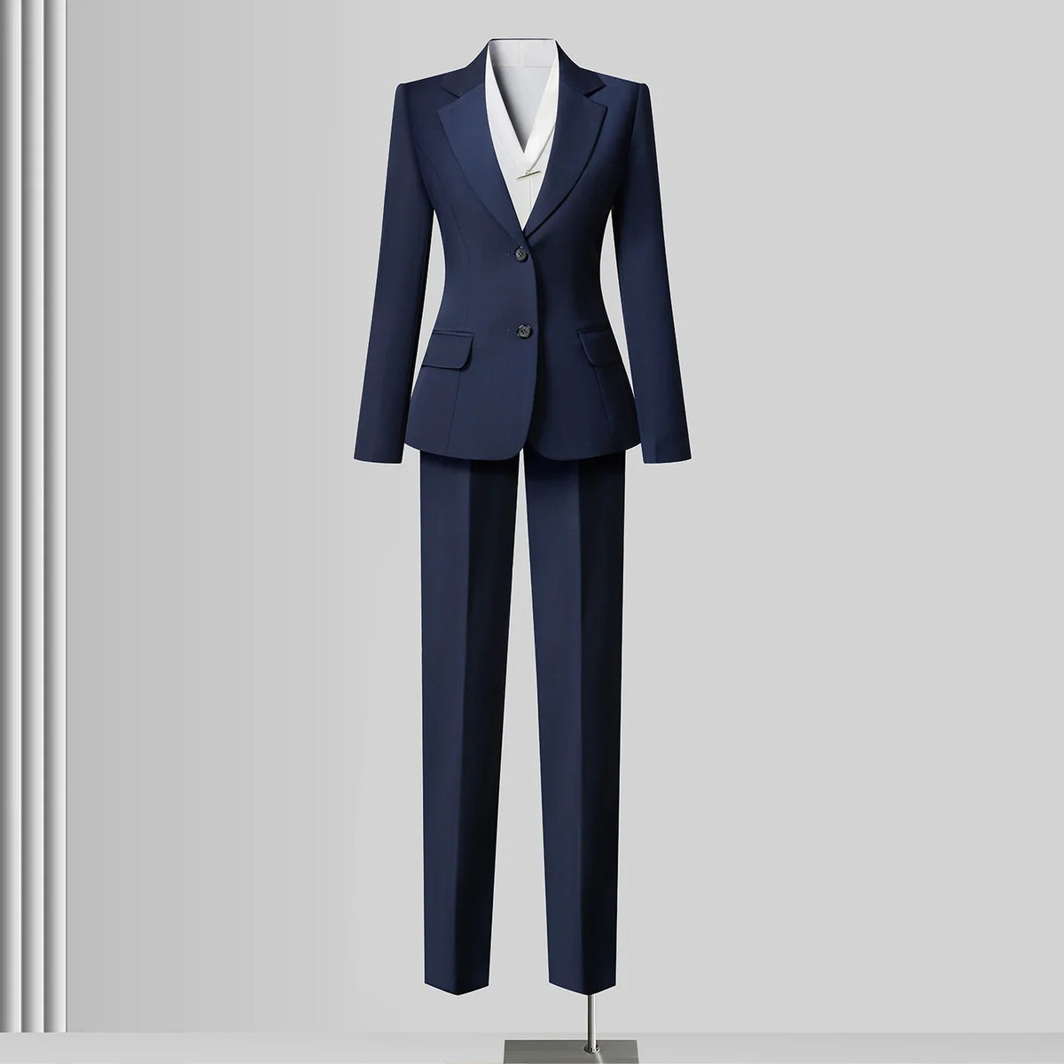 Summer 2026 Fashionable Professional Women's High-Quality Two-Piece Set Pants + blazer Elegant Attractive Business Wear