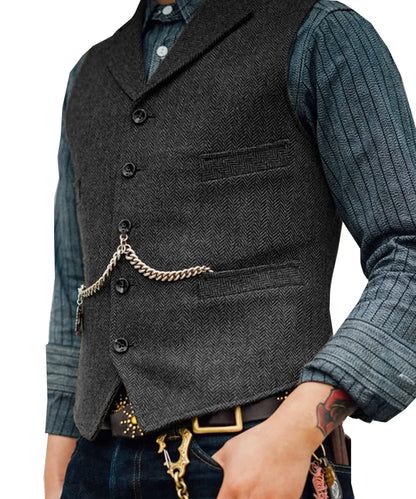 Men's Suit Vest for Wedding & Smart Casual – Multi-Color Waistcoat