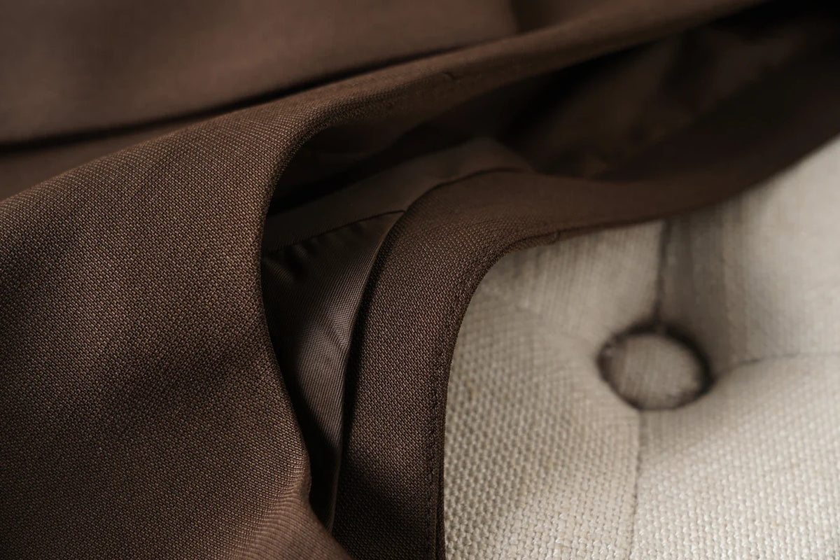 Brown Suit Vest for Women Spring and Autum Short Single-Breasted Slim Workplace Elegant Sleeveless Top Jacket