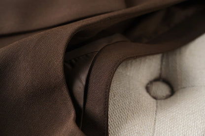 Brown Suit Vest for Women Spring and Autum Short Single-Breasted Slim Workplace Elegant Sleeveless Top Jacket