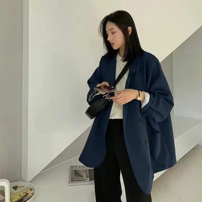 Spring Autumn Women's Blazers Slim Fit Fashion Slimming Elegance Jackets Casual Versatile Coat Outwear for Office Lady Clothing