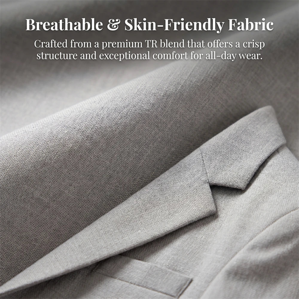 Boys 4-Piece Formal Suit Set – Single Breasted, Notched Collar, Wedding & Occasion Wear