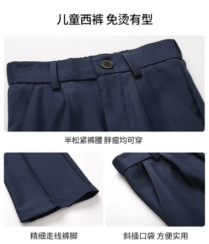Children British School Uniforms Girls Preppy Jacket Pleated Skirts Boys Blazers Pants Suits Kids Teenage Student Clothes Sets