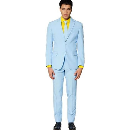 2 Pieces Business Costumes Smoking Jacket Pants Two Buttons Party Tuxedo Dress Single Breasted Men Suits For Wedding Groom